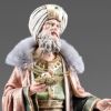 Immagine di Re Magio in piedi statua Presepe Rustika 75 cm grande legno e stoffa