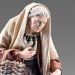 Imagen de Mujer anciana 12 cm (4,7 inch) Pesebre campesino Rustika de madera con trajes de tela