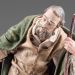Imagen de Sagrada Familia (1) Natividad 110 cm (3,9 inch) Pesebre campesino Rustika de madera con trajes de tela