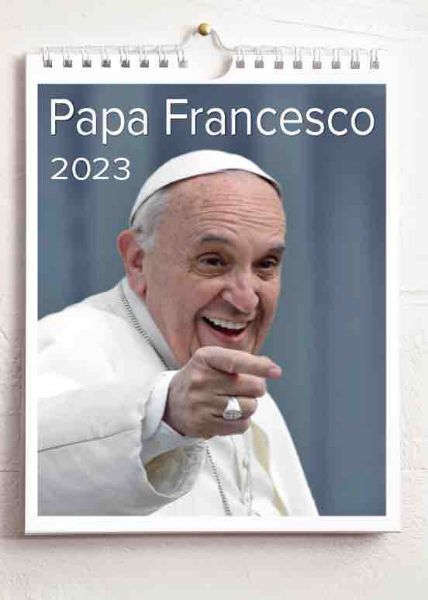 Immagine di Calendario da tavolo e da muro 2023 Papa Francesco ritratto cm 16,5x21 