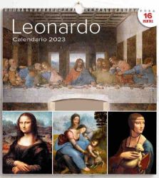 Imagen de 2023 wall Calendar Leonardo da Vinci cm 31x33 (12,2x13 in)
