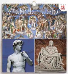 Picture of Michelangelo 2023 wall Calendar cm 31x33 (12,2x13 in)