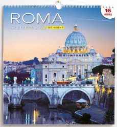 Immagine di Calendario da muro 2024 San Pietro Roma Notte cm 31x33