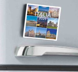 Immagine di Italy Italia 2024 magnetic calendar cm 8x8 (3,1x3,1 in)