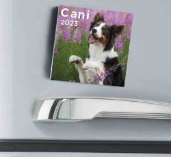 Picture of Dogs  2025 magnetic calendar cm 8x8 (3,1x3,1 in)