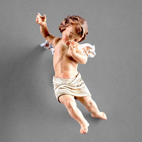 Picture of Putto 01 12 cm (4,7 inch) Rustika wooden Nativity in peasant style with fabric clothes