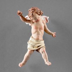 Picture of Putto 02 10 cm (3,9 inch) Rustika wooden Nativity in peasant style with fabric clothes