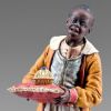 Picture of Servant of the 3 Kings Rustika Nativity 12 cm (4,7 inch) rustic wood & fabric