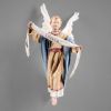 Imagen de Pequeño Ángel Gloria para colgar Belén Rustika 40 cm madera rústico ropa de tela