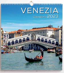 Immagine di Venice Venezia 2023 wall Calendar cm 31x33 (12,2x13 in)