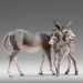 Picture of Donkey looking to the right 10 cm (3,9 inch) Immanuel dressed Nativity Scene oriental style Val Gardena wood statue