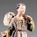 Immagine di Bambino con fagotto cm 10 (3,9 inch) Presepe vestito Immanuel stile orientale in legno Val Gardena Statua con abiti in stoffa
