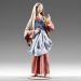 Imagen de Mujer con Delantal 10 cm (3,9 inch) Pesebre vestido Immanuel estilo oriental estatua en madera Val Gardena trajes de tela