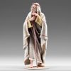 Immagine di Pastore in piedi con bastone Presepe Immanuel 10 cm palestinese legno e stoffa