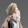 Picture of Elderly Shepherd on donkey Immanuel Nativity 10 cm (3,9 inch) middle eastern wood & fabric