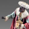 Picture of Black Wise King Immanuel Nativity 10 cm (3,9 inch) middle eastern wood & fabric