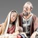 Picture of Holy Family Nativity Set 02 10 cm (3,9 inch) Immanuel dressed Nativity Scene oriental style Val Gardena wood statues fabric clothes