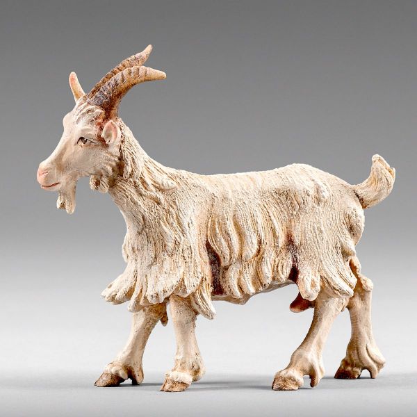 Immagine di Capra in piedi Presepe Immanuel 10 cm palestinese legno e stoffa