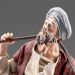 Picture of Man with Jugs 55 cm (21,6 inch) Immanuel dressed Nativity Scene oriental style Val Gardena wood statue fabric clothes