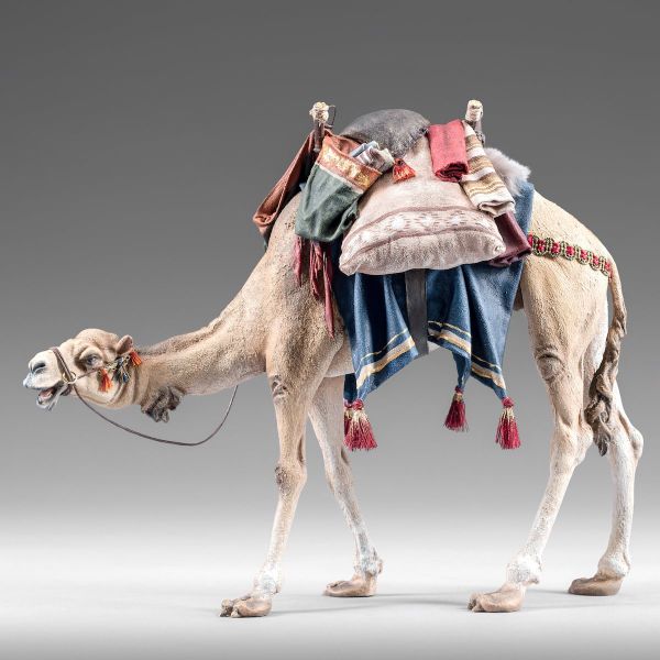 Picture of Dromedary with bags for Wise Kings 75 cm (29,5 inch) Immanuel dressed Nativity Scene oriental style Val Gardena wood statue