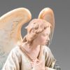 Picture of Kneeling Angel (left) Immanuel Nativity 10 cm (3,9 inch) middle eastern wood & fabric