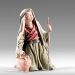 Immagine di Bambino inginocchiato con brocca cm 12 (4,7 inch) Presepe vestito Immanuel stile orientale statua in legno Val Gardena abiti in stoffa