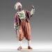 Imagen de Camellero 12 cm (4,7 inch) Pesebre vestido Immanuel estilo oriental estatua en madera Val Gardena trajes de tela