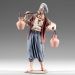 Picture of Man with Jugs 12 cm (4,7 inch) Immanuel dressed Nativity Scene oriental style Val Gardena wood statue fabric clothes