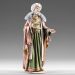 Immagine di Melchiorre Re Magio Mulatto in piedi cm 12 (4,7 inch) Presepe vestito Immanuel stile orientale statua in legno Val Gardena abiti in stoffa