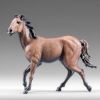 Immagine di Cavallo marrone che corre Presepe Immanuel 14 cm legno e stoffa