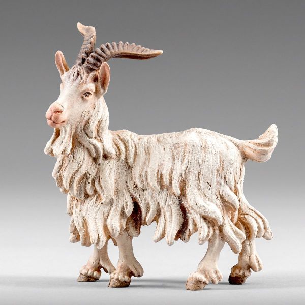 Immagine di Caprone in piedi Presepe Immanuel 14 cm palestinese legno e stoffa