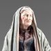 Picture of Old Woman 14 cm (5,5 inch) Immanuel dressed Nativity Scene oriental style Val Gardena wood statue fabric clothes