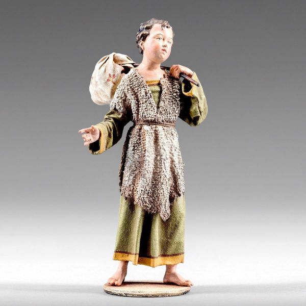 Picture of Child with stick Immanuel Nativity 40 cm (15,7 inch) middle eastern wood & fabric