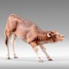 Immagine di Vitello Presepe Immanuel 40 cm palestinese legno e stoffa