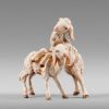 Picture of Lamb standing Immanuel Nativity 30 cm (11,8 inch) middle eastern wood & fabric
