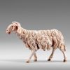 Immagine di Pecora che cammina Presepe Immanuel 30 cm palestinese legno e stoffa
