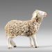 Picture of Sheep with wool standing cm 30 (11,8 inch) Immanuel dressed Nativity Scene oriental style Val Gardena wood statue