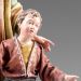 Imagen de Madre con Niño cm 30 (11,8 inch) Pesebre vestido Immanuel estilo oriental estatua en madera Val Gardena trajes de tela