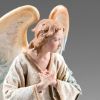 Imagen de Ángel arrodillado (izquierda) Belén Immanuel 20 cm oriental madera y tela