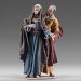 Picture of Mary and Apostle John 12 cm (4,7 inch) Immanuel dressed Nativity Scene oriental style Val Gardena wood statues fabric clothes