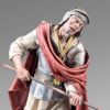 Immagine di Simone di Cirene aiuta Gesù Presepe Immanuel 12 cm palestinese legno e stoffa