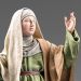 Immagine di Visitazione della Vergine Maria a Elisabetta 14 cm (5,5 inch) Presepe vestito Immanuel stile orientale statue in legno Val Gardena abiti in stoffa
