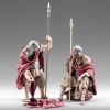 Immagine di Soldati Romani con dadi Presepe Immanuel 14 cm palestinese legno e stoffa