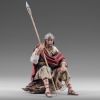 Immagine di Soldato seduto Presepe Immanuel 14 cm palestinese legno e stoffa