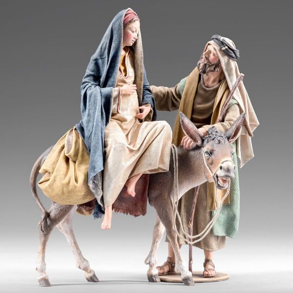Immagine di Ricerca dell'alloggio Presepe Immanuel 40 cm palestinese legno e stoffa