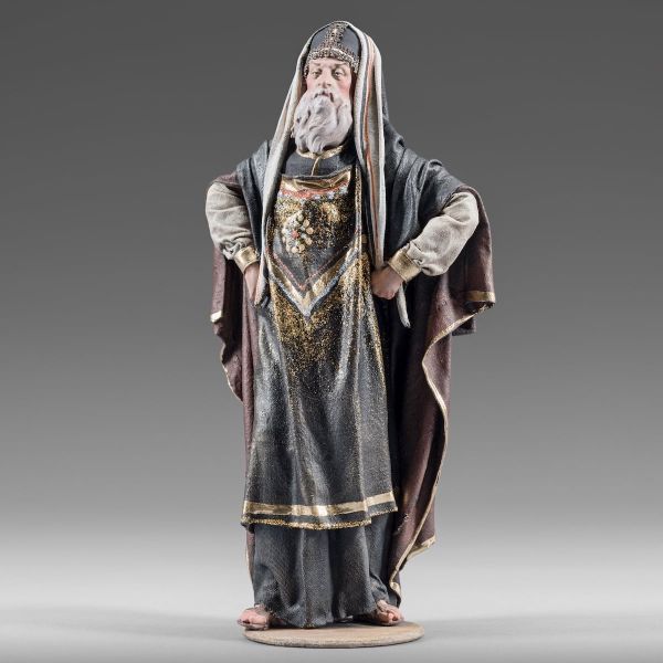 Immagine di Sacerdote Presepe Immanuel 10 cm palestinese legno e stoffa