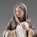 Immagine di Veronica asciuga il Volto di Gesù 10 cm (3,9 inch) Presepe vestito Immanuel stile orientale statue in legno Val Gardena abiti in stoffa