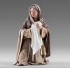 Imagen de Verónica enjuga el rostro de Jesús Belén Immanuel 14 cm oriental madera y tela