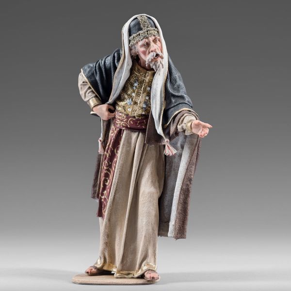 Picture of Jewish High Priest Immanuel Nativity 40 cm (15,7 inch) middle eastern wood & fabric