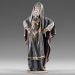 Picture of Priest 30 cm (11,8 inch) Immanuel dressed Nativity Scene oriental style Val Gardena wood statue fabric clothes